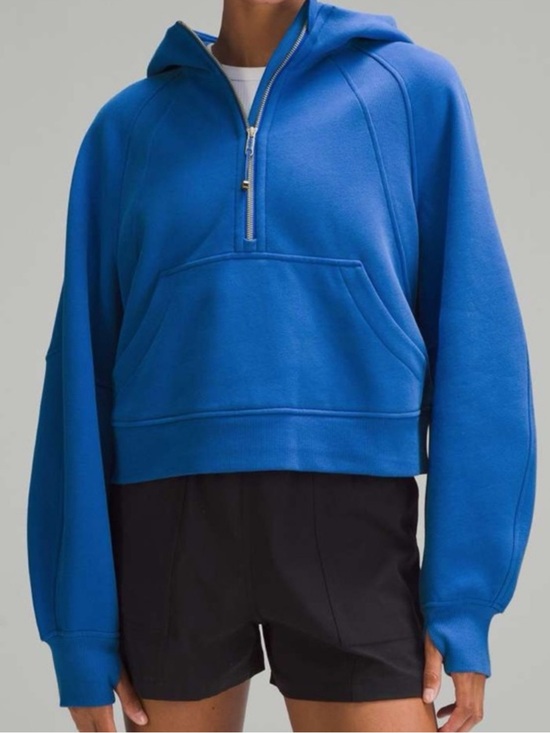 lululemon athletica Tops - lululemon athletica Scuba Hoodie - Bright Blue - SIZE XS/S